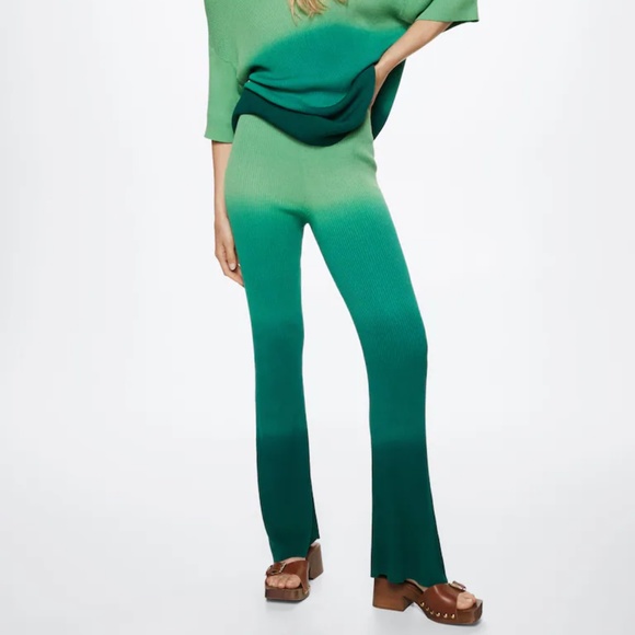 Mango degraded knit trousers M - Picture 1 of 16
